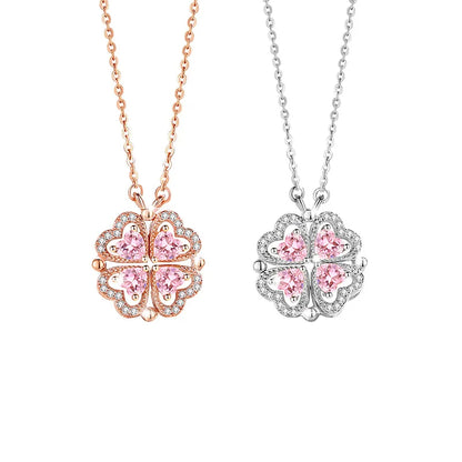 Love & Clover Necklace - 925 Sterling Silver