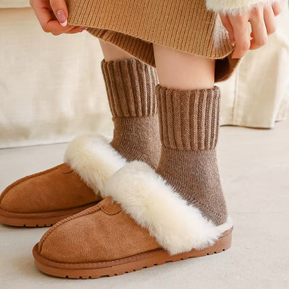 Cozy Knit Winter Socks - 5x Pack