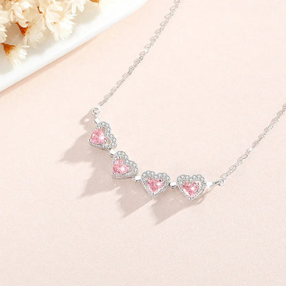 Love & Clover Necklace - 925 Sterling Silver