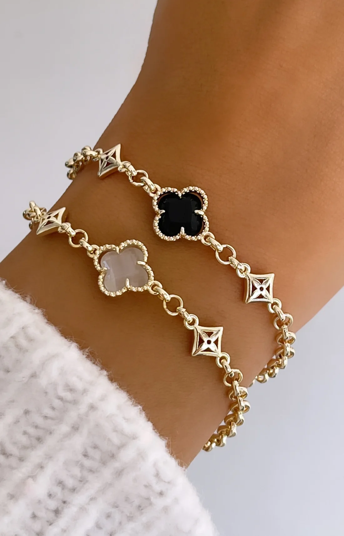 Sweet Black Clover Bracelet