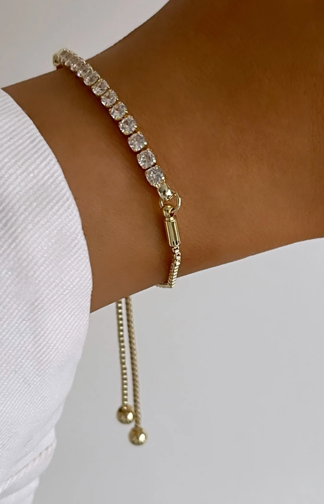 Demure Tennis Bracelet