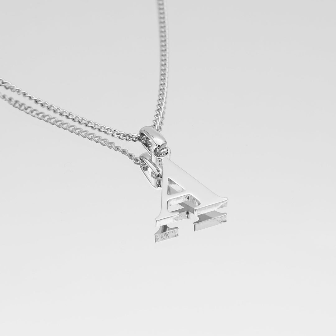 Elegant Initial Letter Necklace