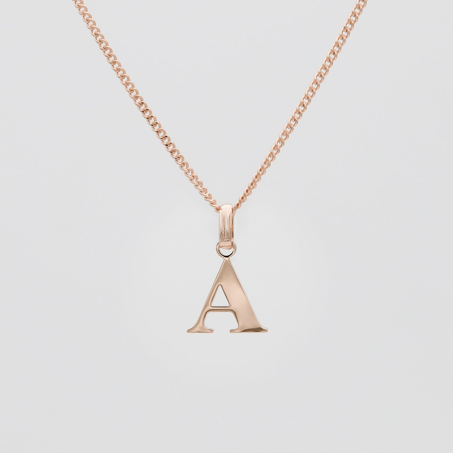 Elegant Initial Letter Necklace
