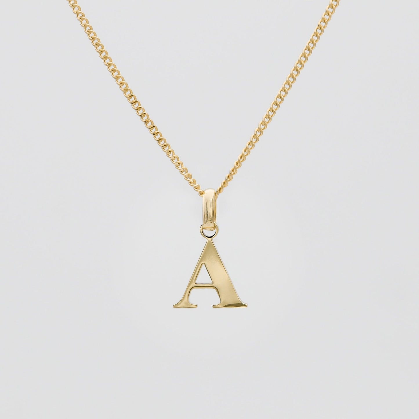 Elegant Initial Letter Necklace