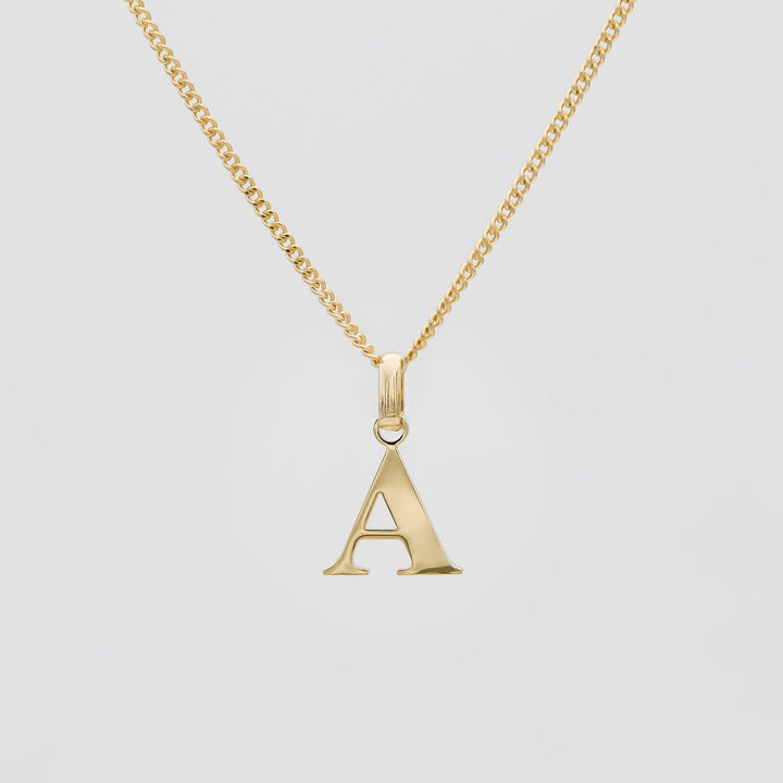 Elegant Initial Letter Necklace