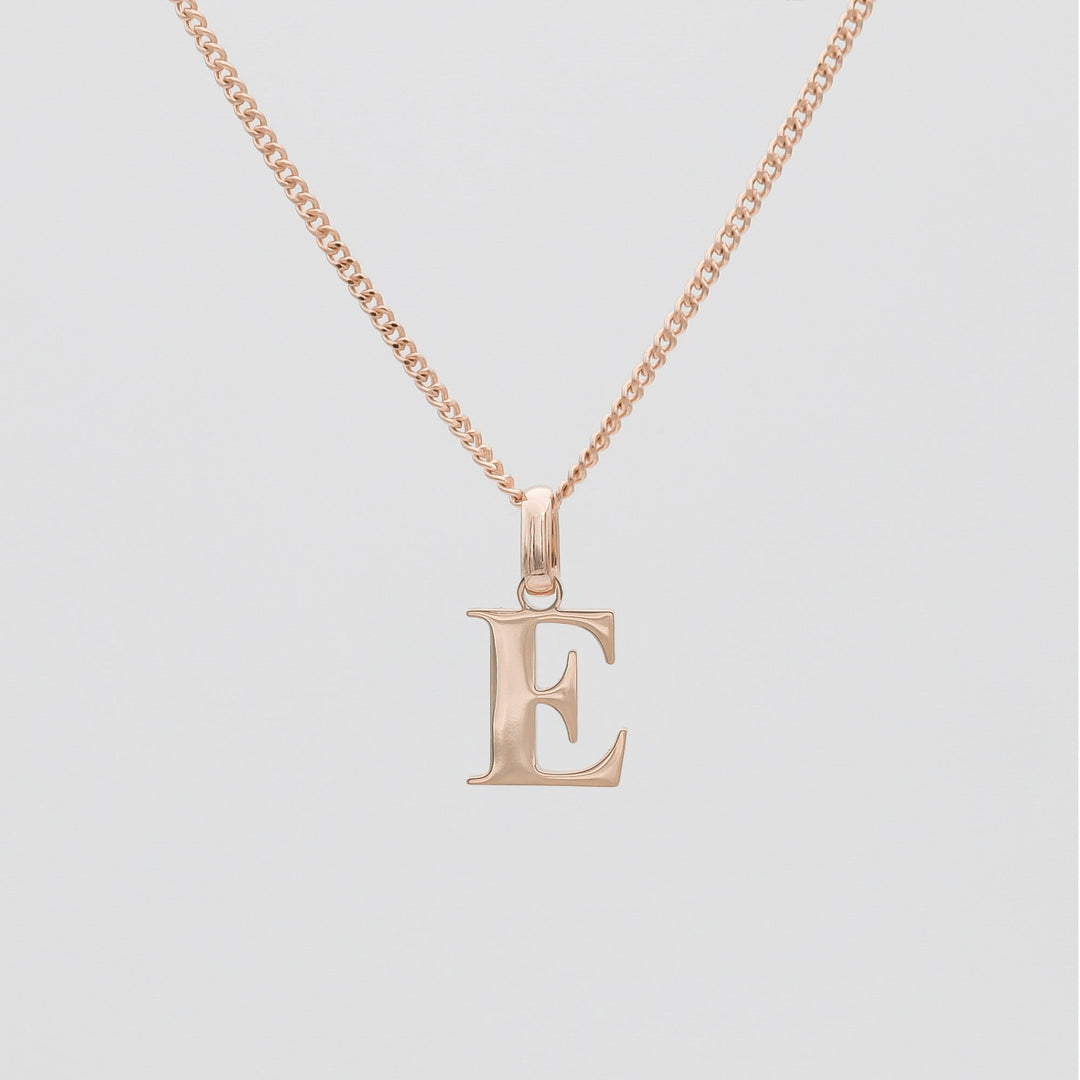 Elegant Initial Letter Necklace