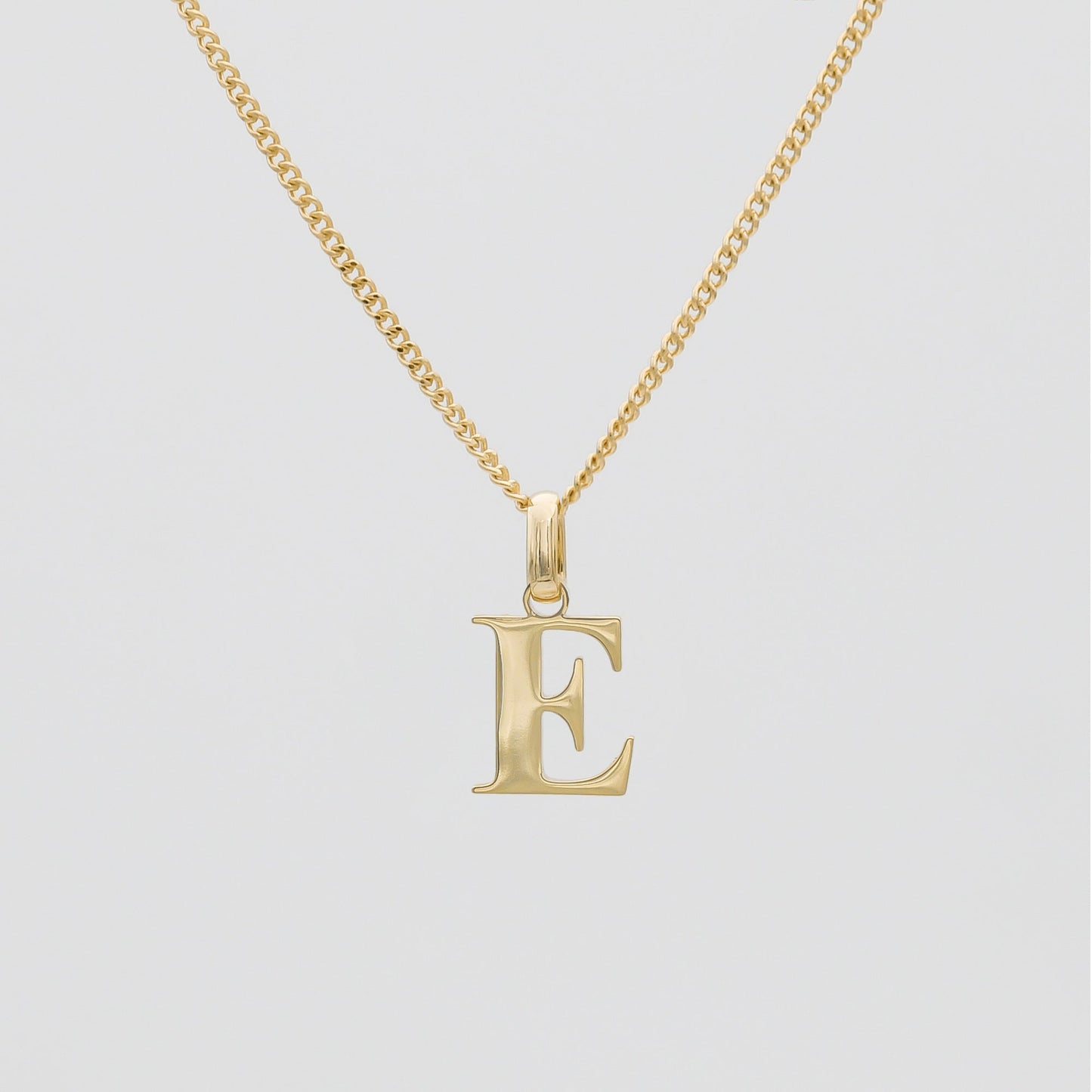 Elegant Initial Letter Necklace