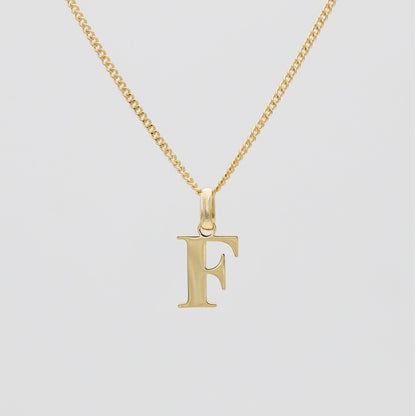 Elegant Initial Letter Necklace