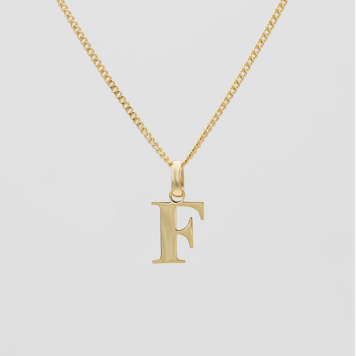 Elegant Initial Letter Necklace