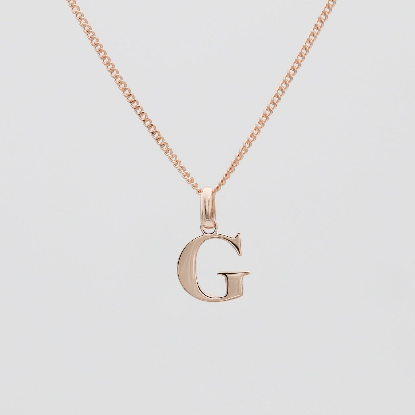 Elegant Initial Letter Necklace