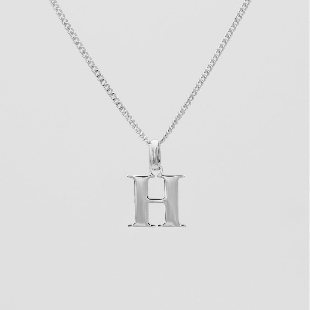 Elegant Initial Letter Necklace