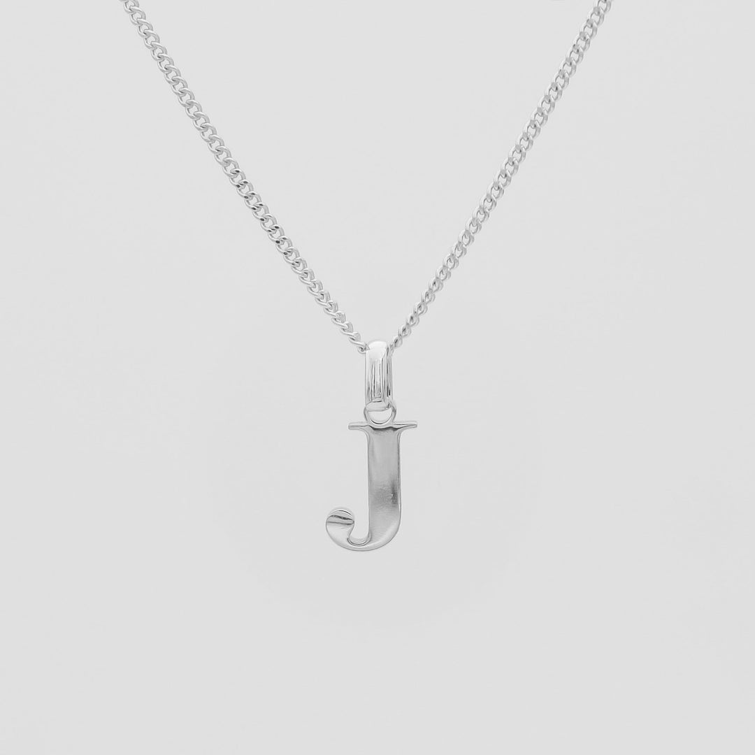 Elegant Initial Letter Necklace