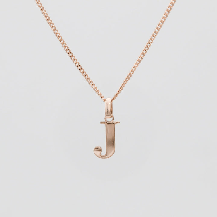 Elegant Initial Letter Necklace