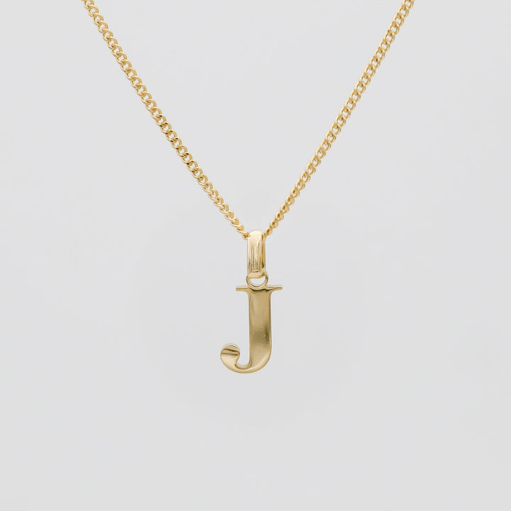 Elegant Initial Letter Necklace