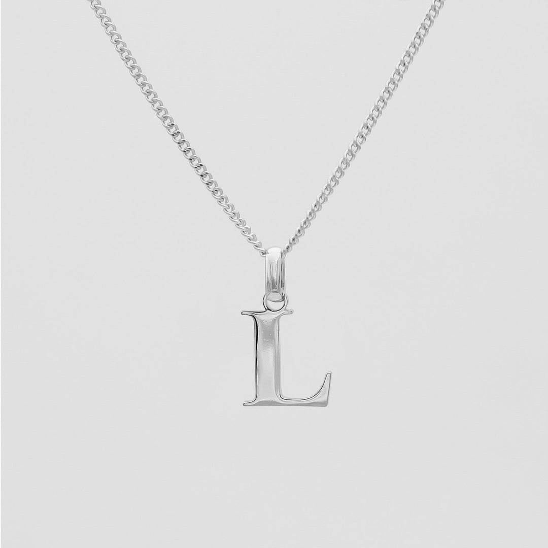 Elegant Initial Letter Necklace