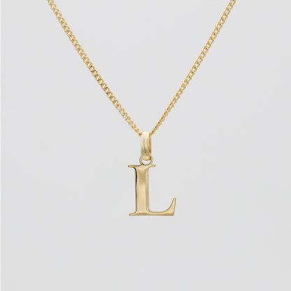 Elegant Initial Letter Necklace