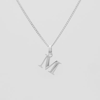 Elegant Initial Letter Necklace