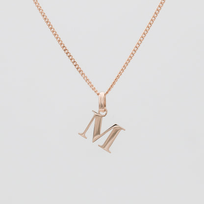 Elegant Initial Letter Necklace