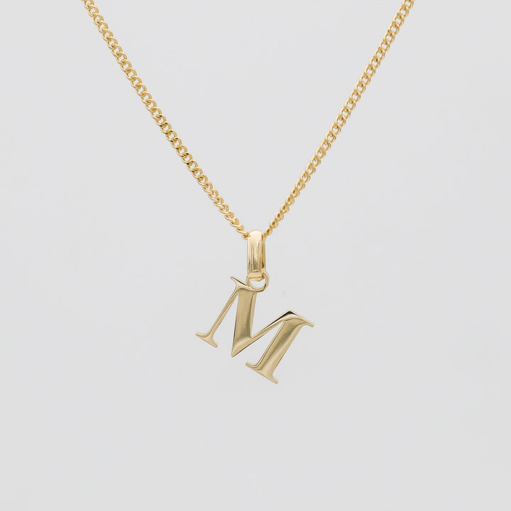 Elegant Initial Letter Necklace