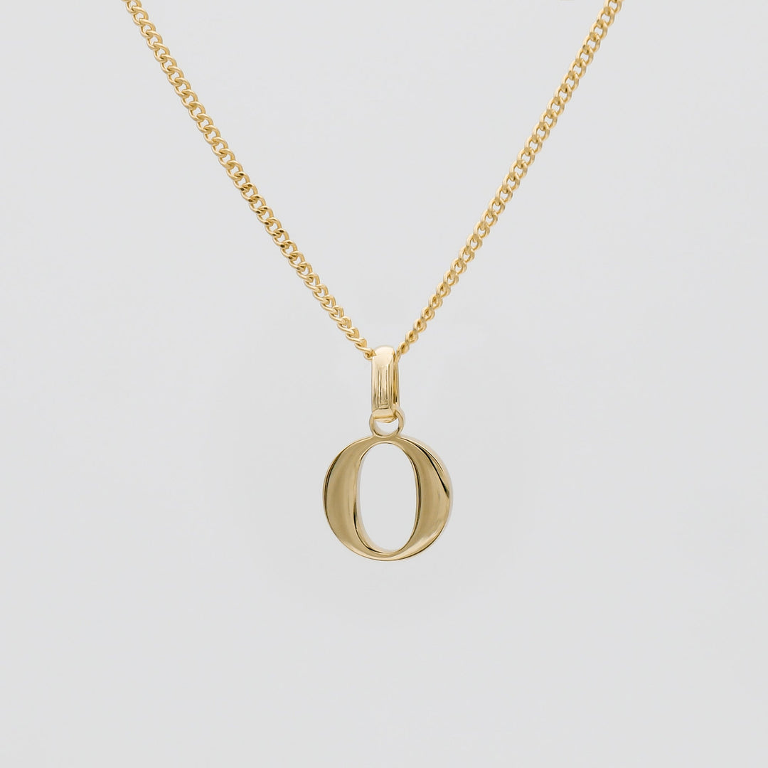 Elegant Initial Letter Necklace