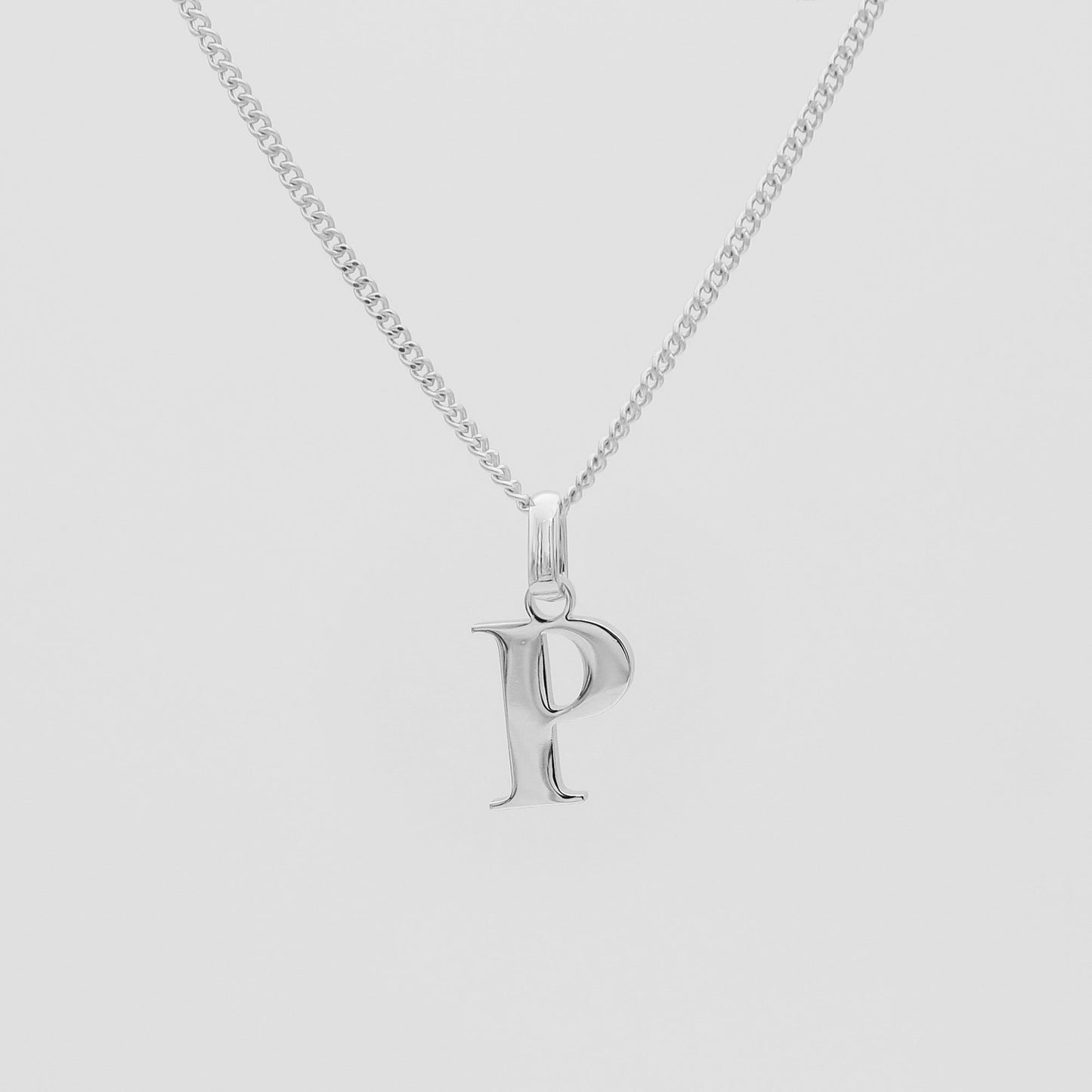 Elegant Initial Letter Necklace