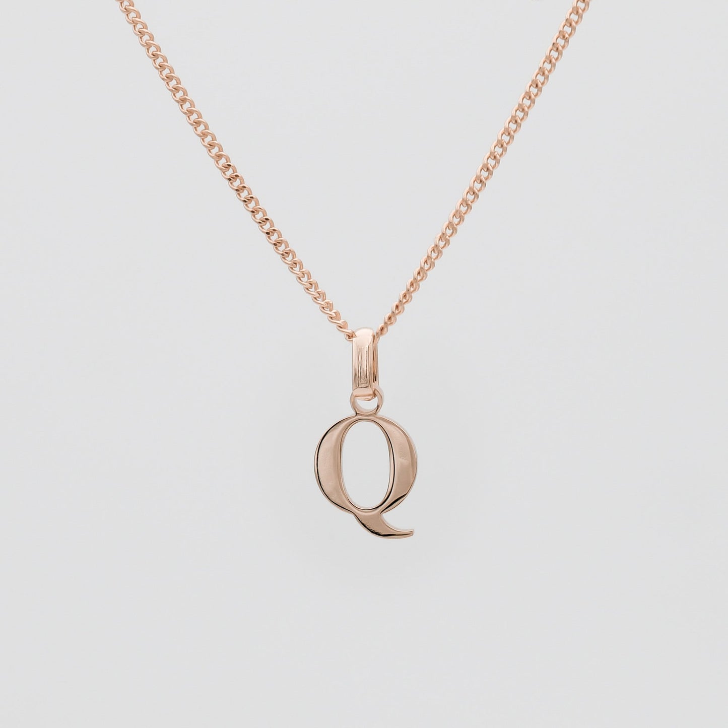 Elegant Initial Letter Necklace