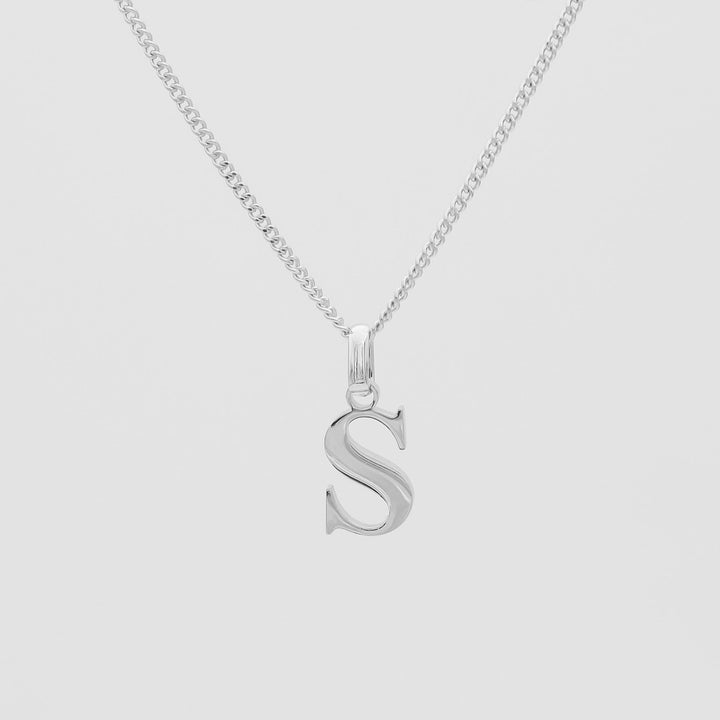 Elegant Initial Letter Necklace