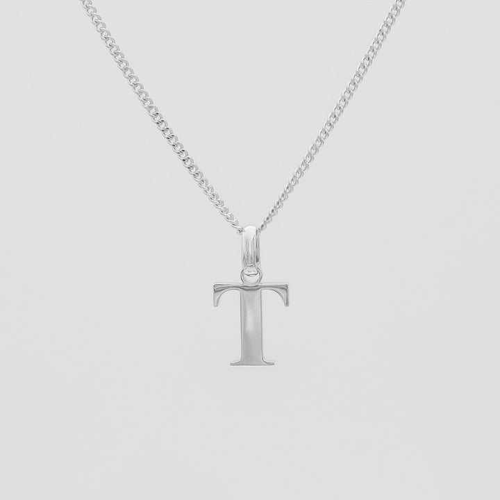 Elegant Initial Letter Necklace