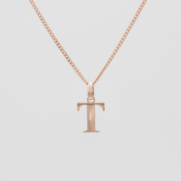 Elegant Initial Letter Necklace