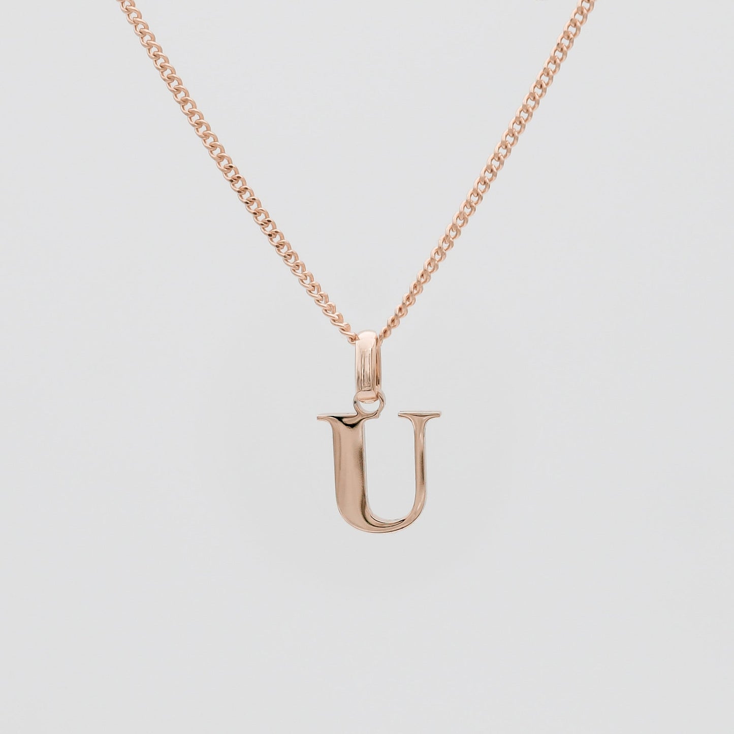 Elegant Initial Letter Necklace