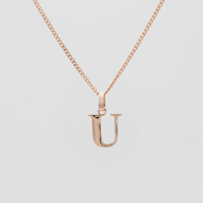 Elegant Initial Letter Necklace