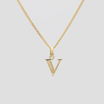 Elegant Initial Letter Necklace