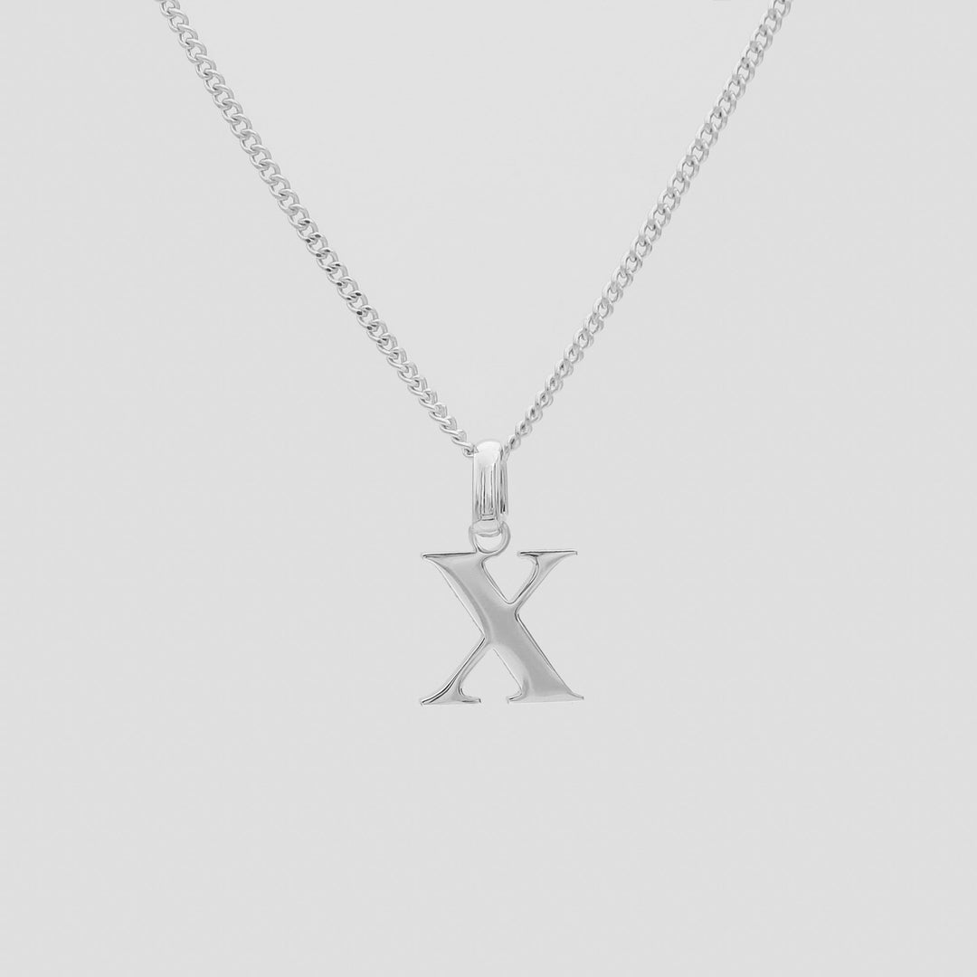 Elegant Initial Letter Necklace