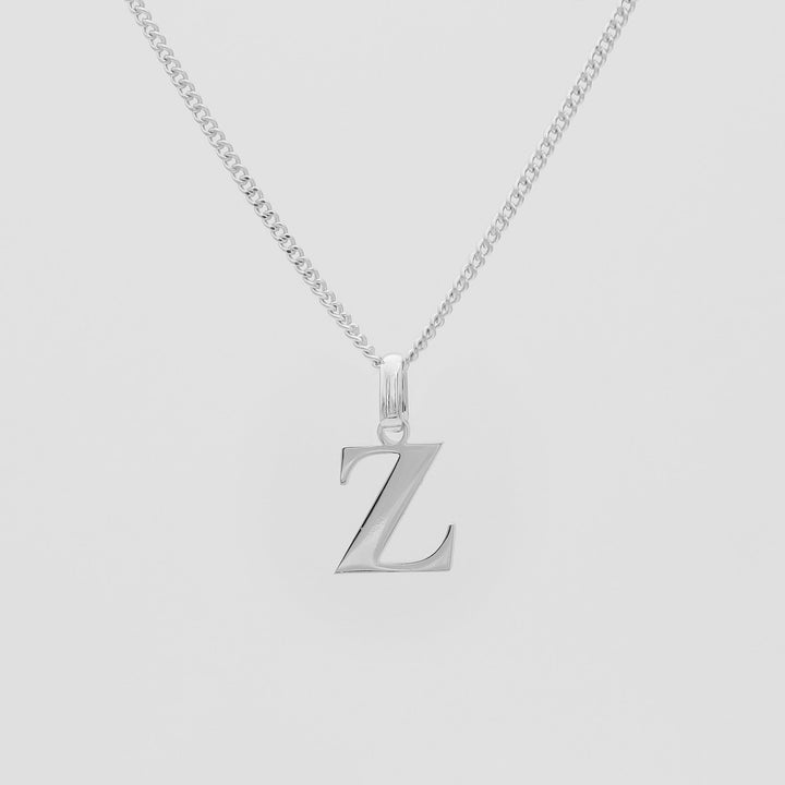 Elegant Initial Letter Necklace