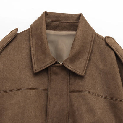 Bomber Suede Jacket