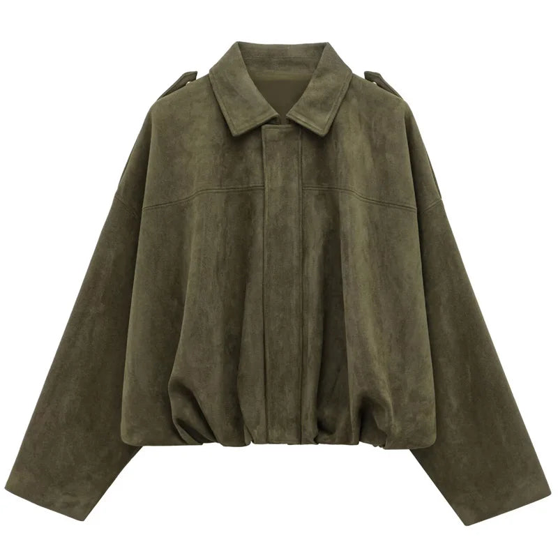 Bomber Suede Jacket