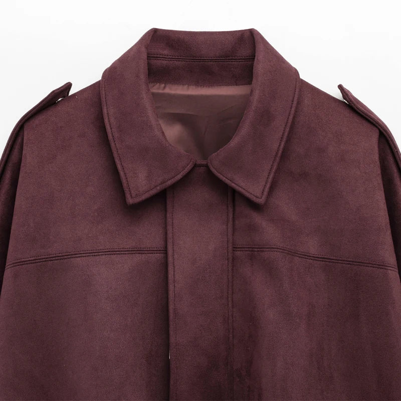 Bomber Suede Jacket