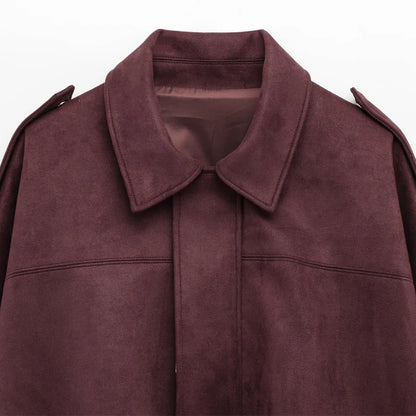 Bomber Suede Jacket
