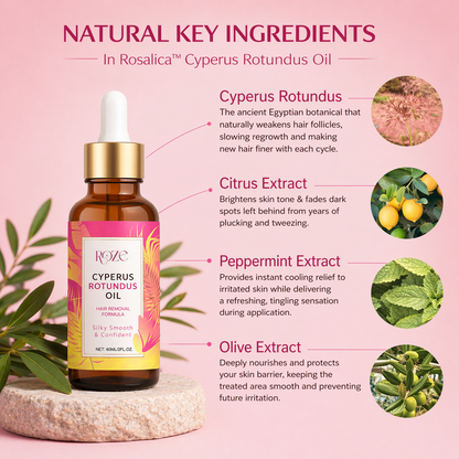 Cyperus Rotundus Oil - Hair Reduction Formula