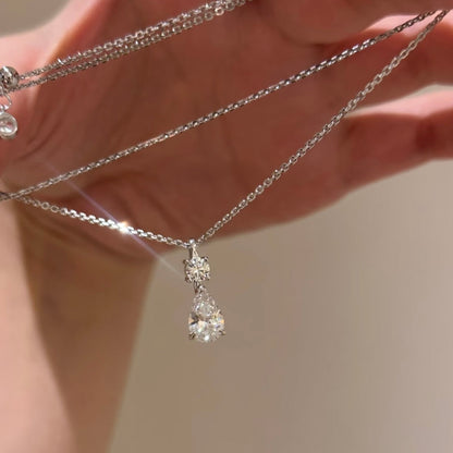 Diamond Droplet Necklace