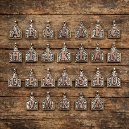 Personalized Western Initial Necklace