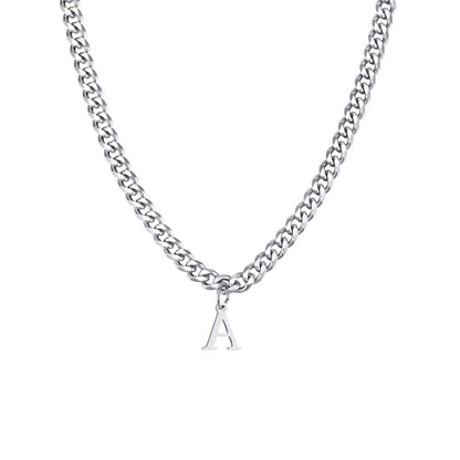 Initial Necklace for Him