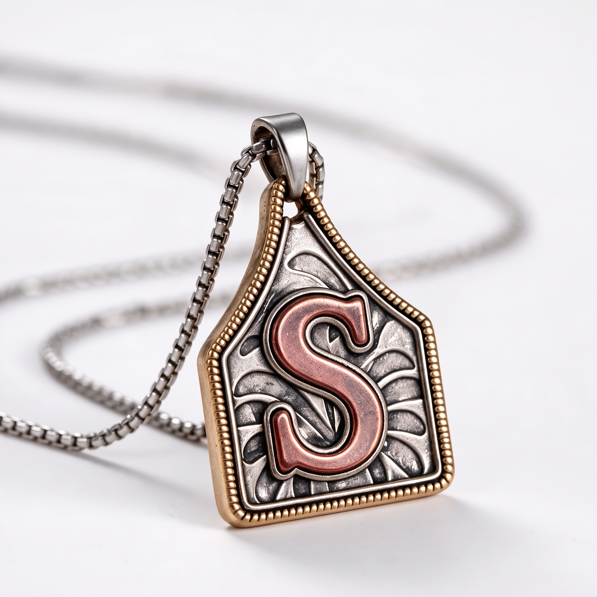 Personalized Western Initial Necklace