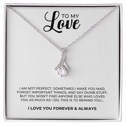To My Love - Forever & Always Necklace
