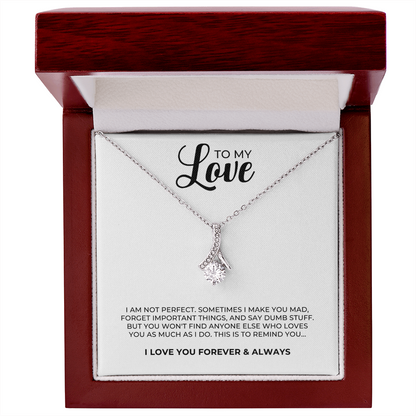 To My Love - Forever & Always Necklace