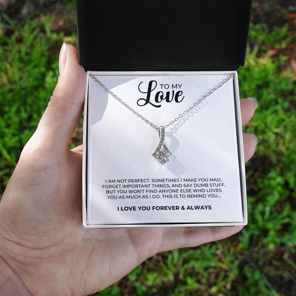 To My Love - Forever & Always Necklace